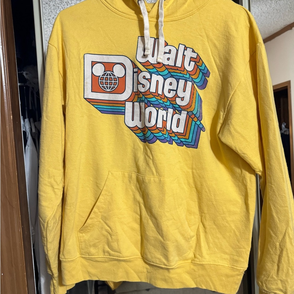 Disney Women’s Yellow Graphic Sweater